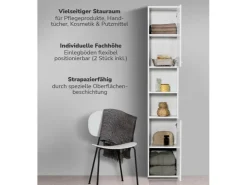 mokebo Bad Hochschrank Der Kapitän Badezimmerschrank in 180x33x34 HxBxT in cm in 2