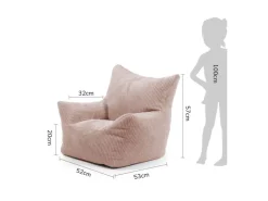 mokebo Kindersessel aus Cord Der Pausenheld Sitzsack Kinder Kindersitzsack in* Sitzsäcke