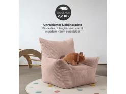 mokebo Kindersessel aus Cord Der Pausenheld Sitzsack Kinder Kindersitzsack in* Sitzsäcke