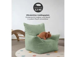 mokebo Kindersessel aus Cord Der Pausenheld Sitzsack Kinder Kindersitzsack in* Sitzsäcke