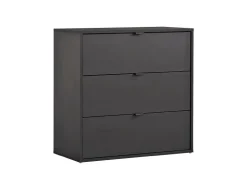 mokebo Kommode mit 3 Schubladen in Anthrazit Die Stilvolle Highboard Anrichte oder Sideboard* Sideboards|Kommode