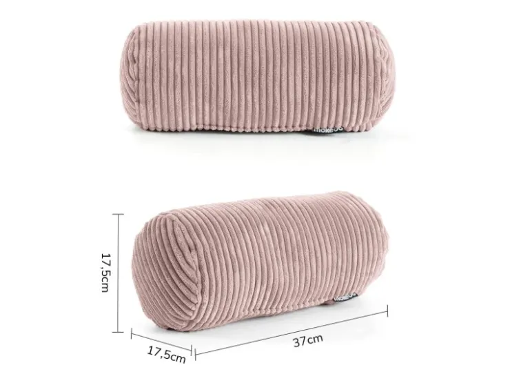 mokebo Nackenkissen mit Cordbezug Das Nickerchen Nackenrolle oder Kissenrolle in