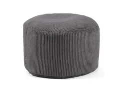 mokebo Pouf oder Sitzhocker aus Cord Der Faule Lenz Fußhocker in mit EPS-Perlen Füllung