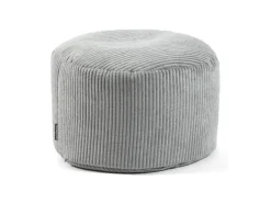 mokebo Pouf oder Sitzhocker aus Cord Der Faule Lenz Fußhocker in mit EPS-Perlen Füllung* Hocker