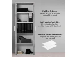 mokebo Schrank in Der Lange Mehrzweckschrank Allzweckschrank oder Aufbewahrungsschrank