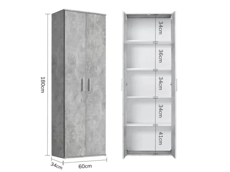 mokebo Schrank in Der Lange Mehrzweckschrank Allzweckschrank oder Aufbewahrungsschrank