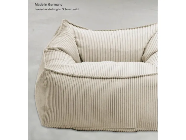 mokebo Sitzsack Sessel aus Cord Der Lümmel XXL Sitzsack Cord Sessel oder Sitz Sessel in