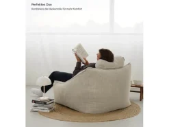 mokebo Sitzsack Sessel aus Cord Der Lümmel XXL Sitzsack Cord Sessel oder Sitz Sessel in