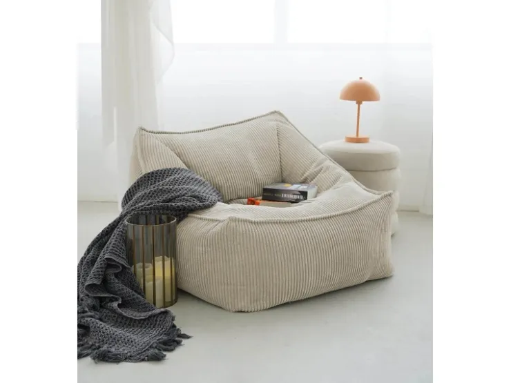 mokebo Sitzsack Sessel aus Cord Der Lümmel XXL Sitzsack Cord Sessel oder Sitz Sessel in
