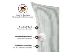 mokebo XXL Sofakissen Das Anschmiegsame Riesenkissen oder Kissen aus Cord in* Sofas
