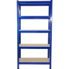 Monstershop 8 x T-Rax Lagerregal aus Stahl 5 Fächer 75cm* Regalsysteme