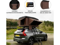 Monstershop Auto Dachzelt Braun