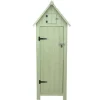 Monstershop Gartenschrank aus Holz Grün