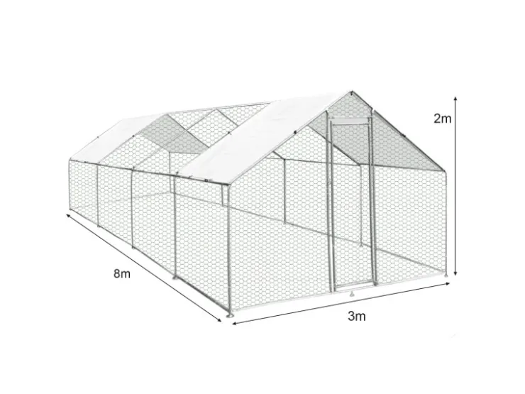 Monstershop Hühner Freilauf 3m x 8m x 2m