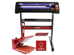 Monstershop 720mm LED Schneideplotter Inklusive 38cm Transferpresse & Software* Bastelzubehör