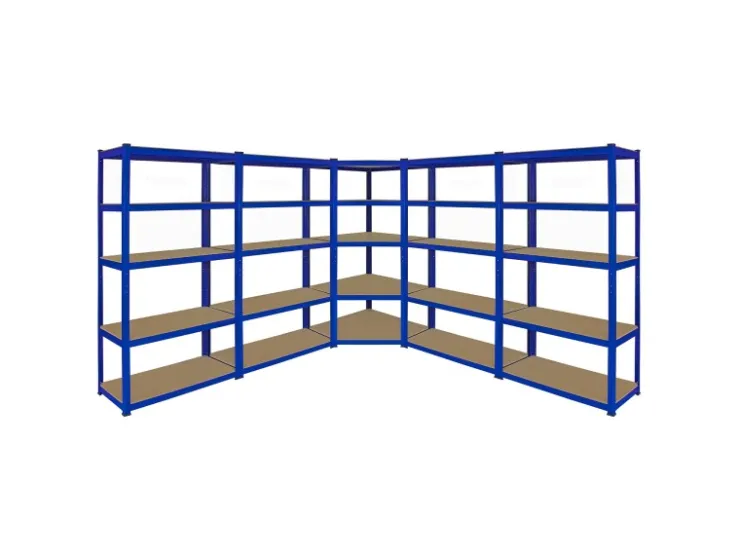 Monstershop Monster Racking T-Rax Eckregal & 4x 90cm Lagerregal Blau* Regalsysteme