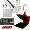 Monstershop Transferpresse 38 x 38cm & 360mm Vinyl-Schneideplotter im Set* Bastelzubehör