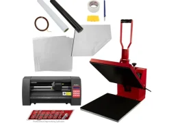 Monstershop Transferpresse 38 x 38cm & 360mm Vinyl-Schneideplotter im Set* Bastelzubehör