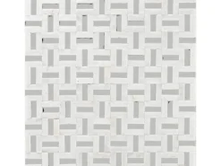 Mosaik Marmor & Aluminium Greek White 30 cm x 30 cm* Mosaik