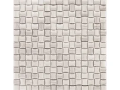Mosaik Marmor Basket 3D poliert 30 cm x 30 cm