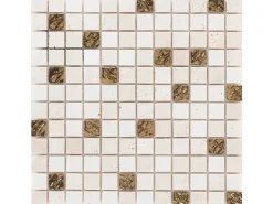 Mosaik Marmor Roma Gold 30 cm x 30 cm