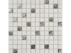 Mosaik Marmor Roma Silver 30 cm x 30 cm* Mosaik