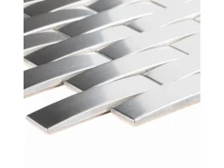 Mosaik Metall Edelstahl 29 cm x 28 cm* Mosaik
