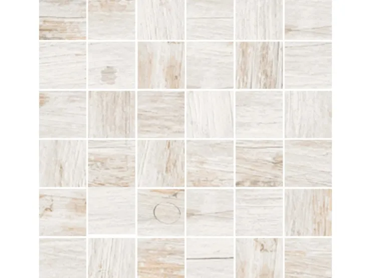 Mosaikfliese Oak Shabby White 30 cm x 30 cm* Mosaik