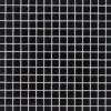 Mosaikmatte Art Glas Schwarz 32,7 cm x 32,7 cm* Mosaik
