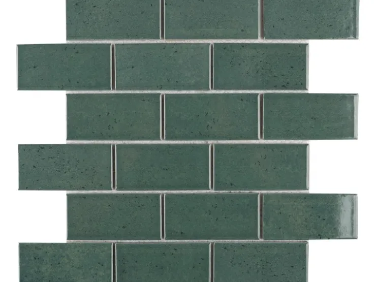Mosaikmatte Castello Brick Keramik 30,3 cm x 30,6 cm