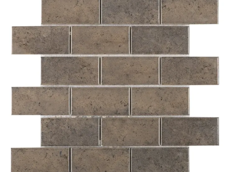 Mosaikmatte Castello Brick Keramik 30,3 cm x 30,6 cm