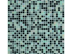 Mosaikmatte Glas Mini Black Grey White mix 29,6 cm x 29,6 cm