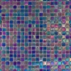 Mosaikmatte Glas Perlmutt Dunkelblau 33 cm x 33 cm