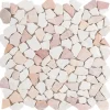 Mosaikmatte Mini Poly Marmor Rosso 28 cm x 28 cm* Mosaik