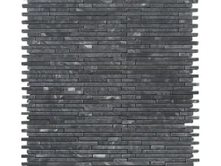 Mosaikmatte Superslim Negro Glacia 30,5 cm x 30,5 cm