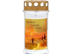 Motiv-Grablicht Ambrosius 5 Tage Abendrot* Kerzen