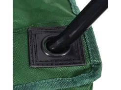 24Move Campingstuhl Faltstuhl Grün Mit Getraenkehalter Tragetasche Outdoor Faltbar Max 100Kg Anglerstuhl Polyester* Stühle