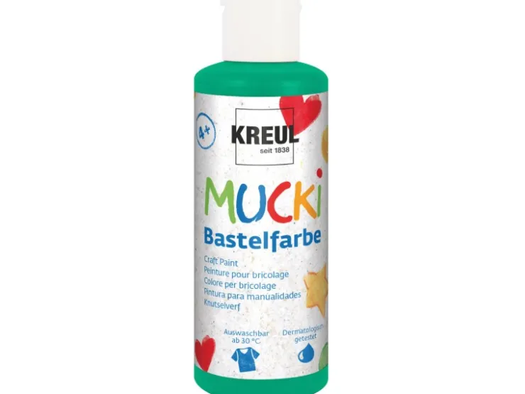 KREUL Mucki Bastelfarbe Grün 80 ml