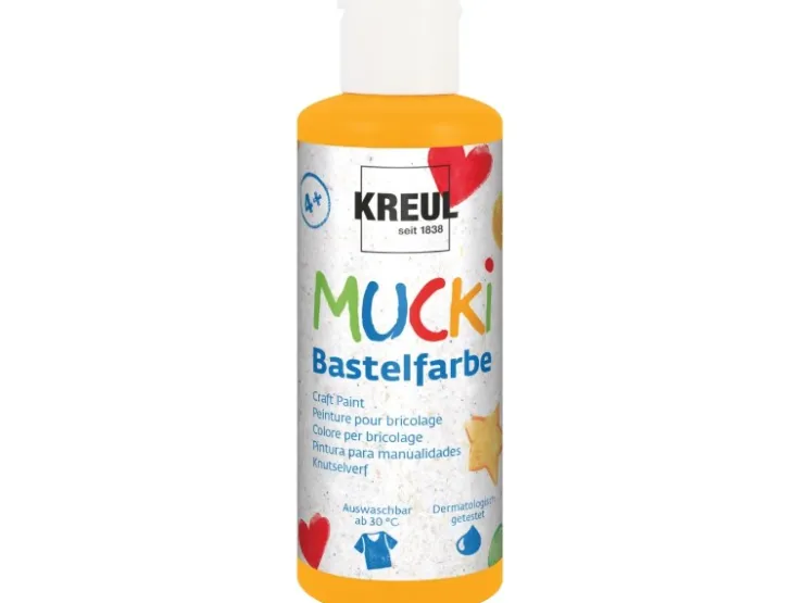 KREUL Mucki Bastelfarbe Orange 80 ml