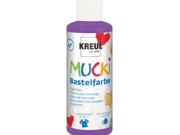 KREUL Mucki Bastelfarbe Violett 80 ml