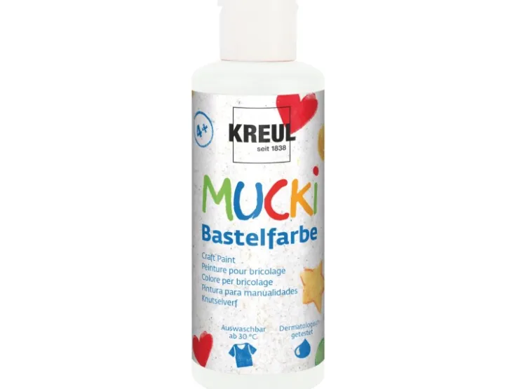 KREUL Mucki Bastelfarbe Weiß 80 ml* Bastelfarben