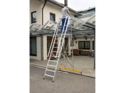 MUNK Podestleiter Klappbar 6 Stufen* Klapptritte
