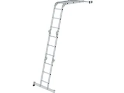MUNK Vielzweckleiter mit Nivello Traverse 4x3 Sprossen