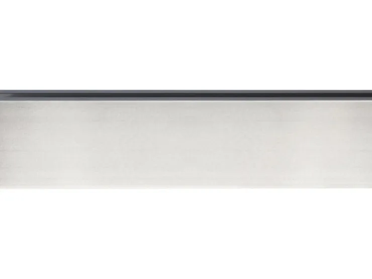 mydeco Gardinenstange für Gleiter Edelstahl-Optik 3,2 cm x 1,1 cm Länge 260 cm* Vorhänge|Seilspanngarnituren