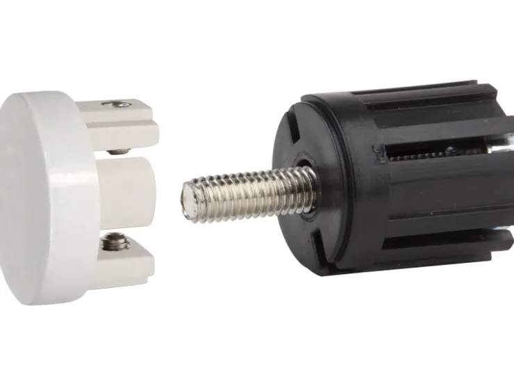 mydeco Gardinenstange-Endstück Match Weiß Ø 2 cm