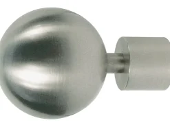 mydeco Gardinenstange-Endstück Ball Classic Edelstahl-Optik Ø 2 cm* Gardinenstangen