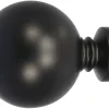 mydeco Gardinenstange-Endstück Home Schwarz Ø 2 cm* Gardinenstangen