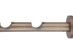 mydeco Gardinenstange-Halterung 2-läufig Function Bronziert Ø 2,5 cm