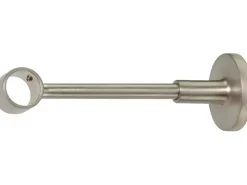 mydeco Gardinenstange-Halterung Wire Edelstahl-Optik Ø 2 cm