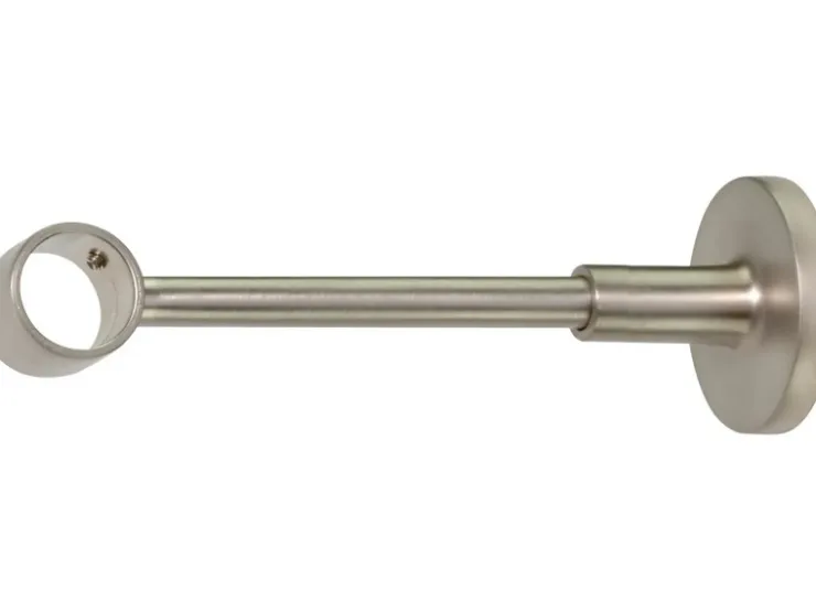 mydeco Gardinenstange-Halterung Wire Edelstahl-Optik Ø 2 cm